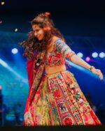 Presenting New Navratri special Designer printed Lahenga choli with mirror work - Image 10