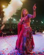 Presenting New Navratri special Designer printed Lahenga choli with mirror work - Image 14