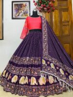 Presenting New Designer Printed lahenga choli collection - Image 5