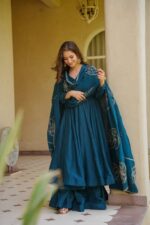 Presenting New Designer Anarkali suit in fancy suit - Image 5