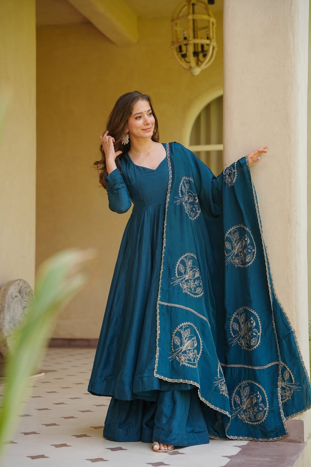 IMG-20260714-WA0378 Presenting New Designer Anarkali suit in fancy suit - Image 1