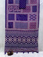 Presenting New Beautiful Ajrakh print Saree Collection - Image 5
