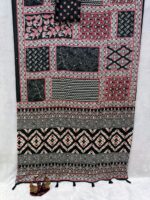 Presenting New Beautiful Ajrakh print Saree Collection