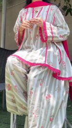 Presenting New Designer Farsi kurta pant with duppata set - Image 4