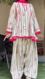 Presenting New Designer Farsi kurta pant with duppata set - Image 3
