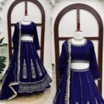 Presenting New Premium Quality Heavy Sequence Embroidery work Lahenga choli collection - Image 5