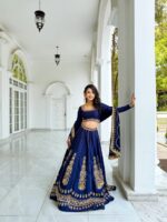 Presenting New Premium Quality Heavy Sequence Embroidery work Lahenga choli collection - Image 2