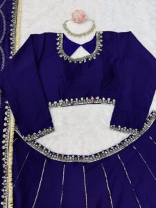 Presenting New Premium Quality Heavy Sequence Embroidery work Lahenga choli collection - Image 15