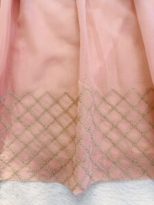 Presenting New 3 pieces set Gown Lahenga with duppata set - Image 18