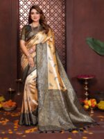 Presenting New Premium Quality Banarsi Tissue silk saree collection - Image 6