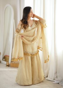 Presenting New Women Ethnic wear Ready to wear Top Bottom with Duppata set - Image 15