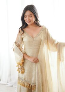 Presenting New Women Ethnic wear Ready to wear Top Bottom with Duppata set - Image 13