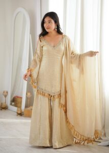Presenting New Women Ethnic wear Ready to wear Top Bottom with Duppata set - Image 12