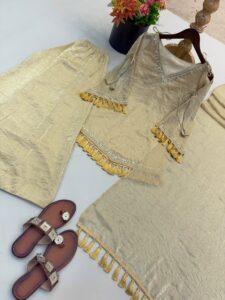 Presenting New Women Ethnic wear Ready to wear Top Bottom with Duppata set - Image 18