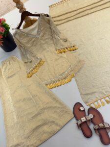 Presenting New Women Ethnic wear Ready to wear Top Bottom with Duppata set - Image 17