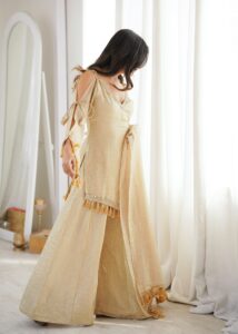 Presenting New Women Ethnic wear Ready to wear Top Bottom with Duppata set - Image 4