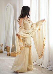 Presenting New Women Ethnic wear Ready to wear Top Bottom with Duppata set - Image 6