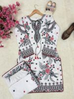 Launching New Designer White Cord set for women - Image 11