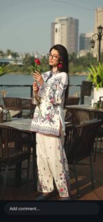 Launching New Designer White Cord set for women - Image 2