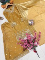 Presenting New Designer Silk kurti plazzo with dupatta set - Image 15