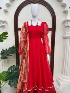 Presenting New 3 pieces suit Anarkali collection - Image 7