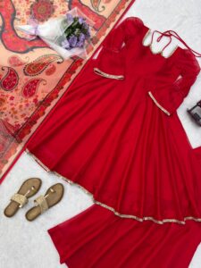 Presenting New 3 pieces suit Anarkali collection - Image 12