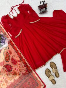 Presenting New 3 pieces suit Anarkali collection - Image 14