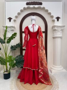 Presenting New 3 pieces suit Anarkali collection - Image 10