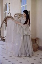 Presenting New Designer Top plazzo with dupatta set - Image 5