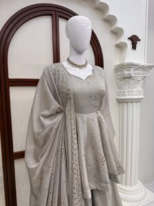 Presenting New Designer Top plazzo with dupatta set - Image 11
