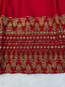 Presenting New Designer Heavy Embroidery work Lahenga choli collection - Image 16