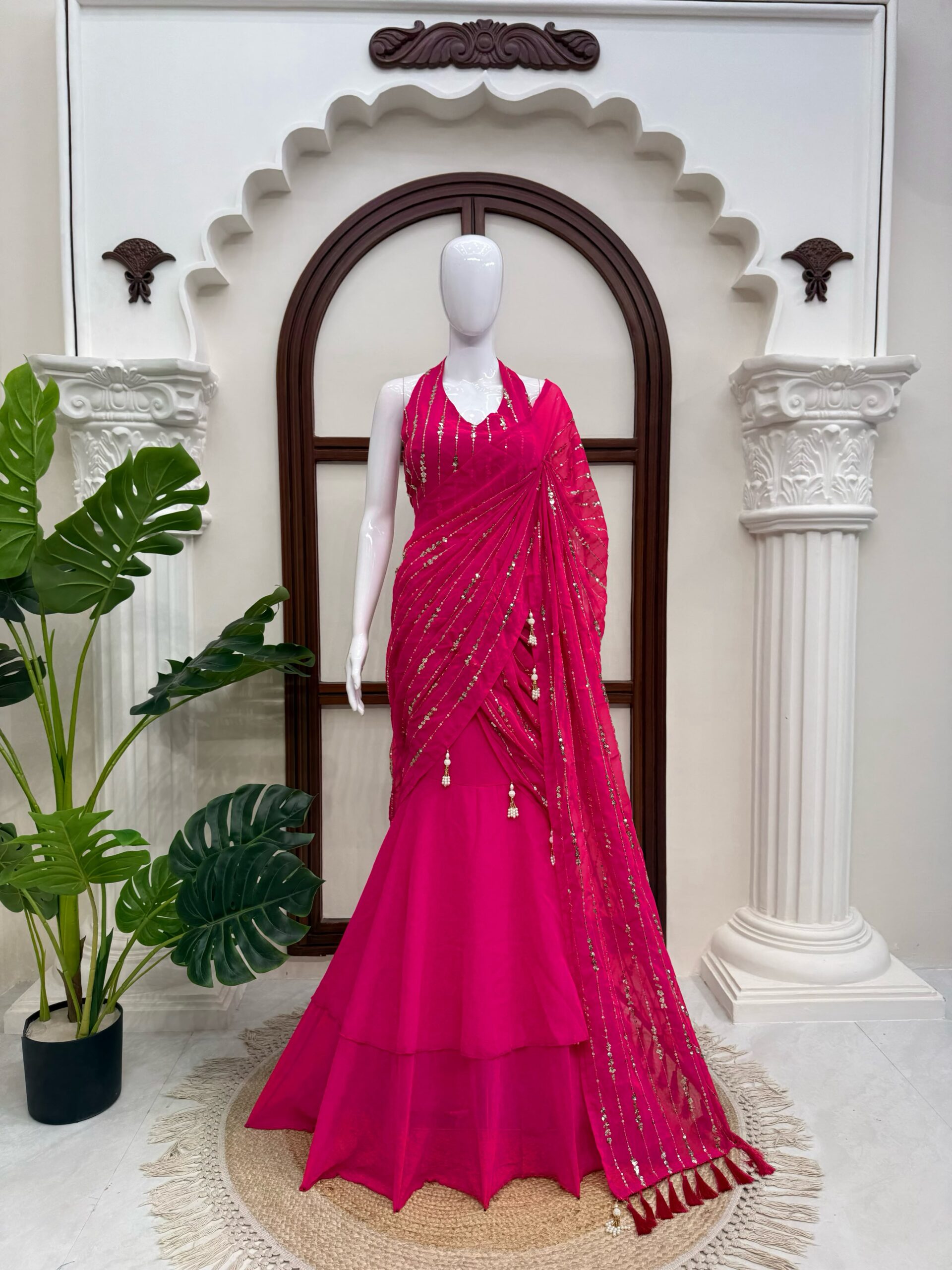 IMG-20260721-WA0020 Presenting New Heavy Bentique Designer Lahenga saree collection - Image 1