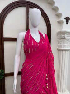 Presenting New Heavy Bentique Designer Lahenga saree collection - Image 8