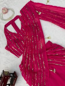 Presenting New Heavy Bentique Designer Lahenga saree collection - Image 13