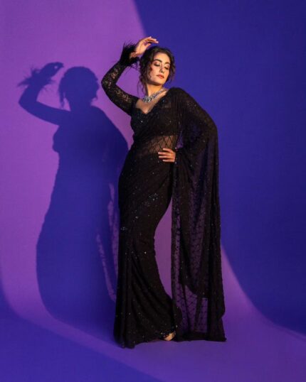 Presenting New Heavy Embroidery work Designer saree collection