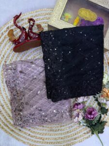 Presenting New Heavy Embroidery work Designer saree collection - Image 13
