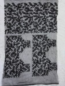 Presenting New Heavy Embroidery work Designer saree collection - Image 5