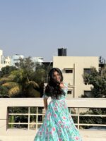 Presenting New Designer Flower print Maxi Dress - Image 3