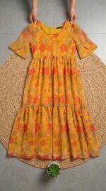 Presenting New Designer printed Maxi Dress - Image 4