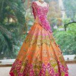 Presenting New Designer Embroidery work Lahenga choli collection