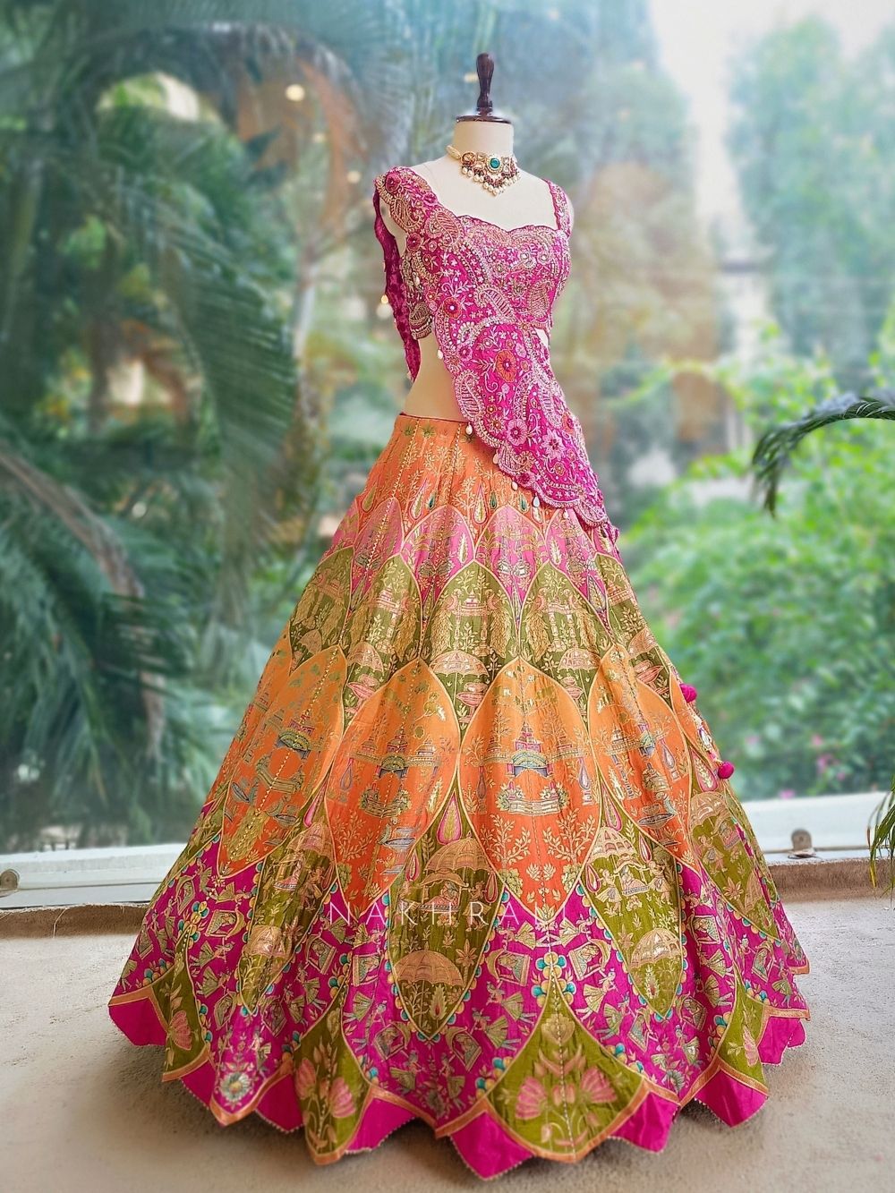 IMG-20260721-WA0187 Presenting New Designer Embroidery work Lahenga choli collection - Image 1