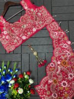 Presenting New Designer Embroidery work Lahenga choli collection - Image 11