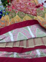 Presenting New Designer Embroidery work Lahenga choli collection - Image 10