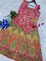 Presenting New Designer Embroidery work Lahenga choli collection - Image 8