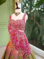 Presenting New Designer Embroidery work Lahenga choli collection - Image 6