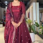 Designer Silk Gown