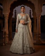 Presenting New Heavy Embroidery work Designer Soft Net Lahenga Collection - Image 12