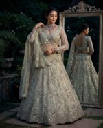 Presenting New Heavy Embroidery work Designer Soft Net Lahenga Collection - Image 10