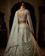 Presenting New Heavy Embroidery work Designer Soft Net Lahenga Collection - Image 5