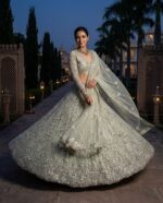Presenting New Heavy Embroidery work Designer Soft Net Lahenga Collection - Image 4